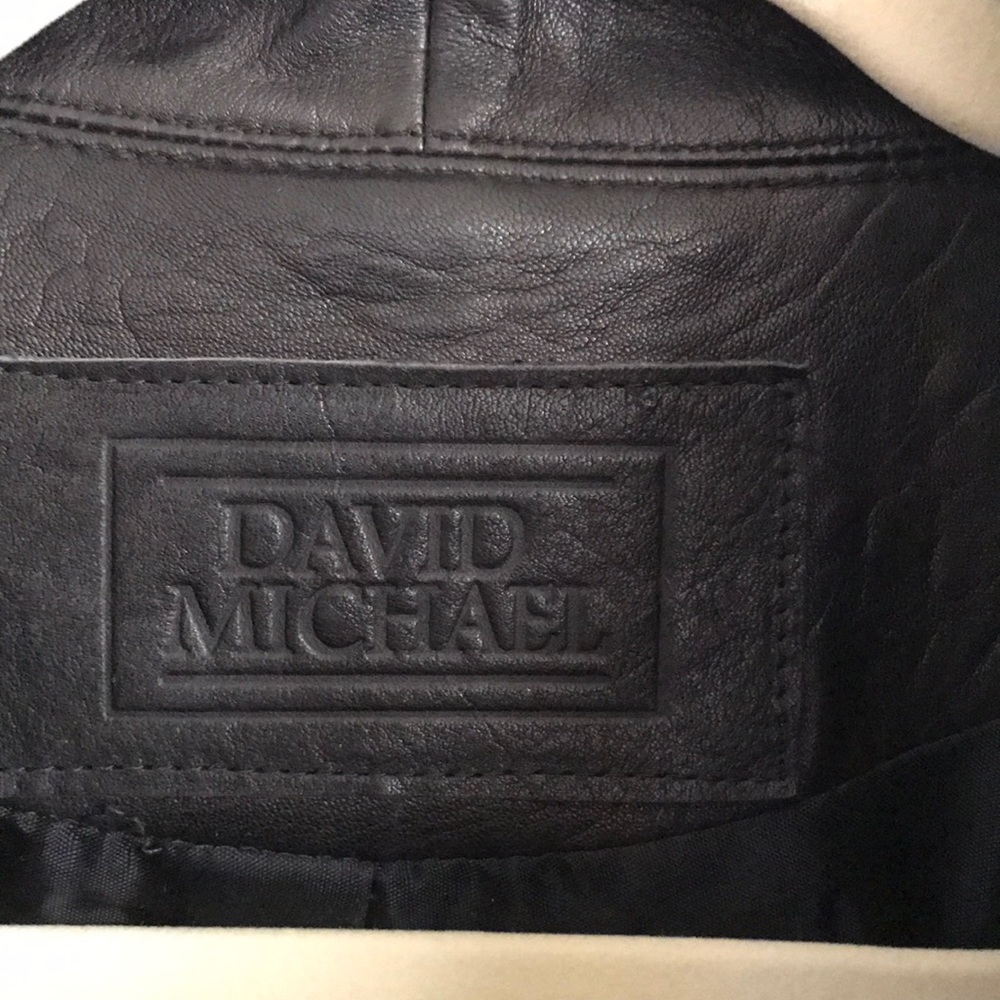 David Michael Leather Jacket - image 2